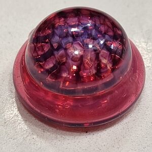 Elegant Pink Purple Handmade One Of A Kind Art Glass Statement Pendant Jewelry